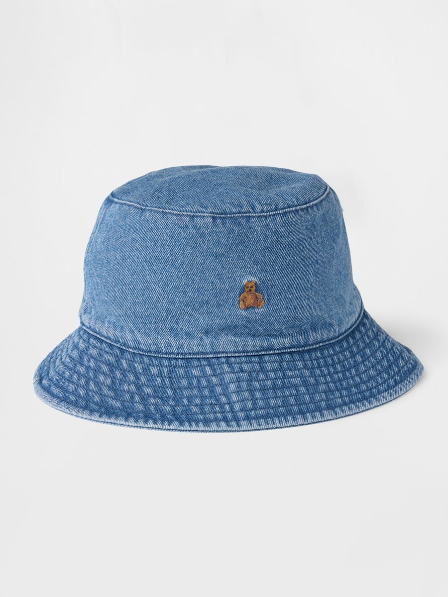 Denim Bucket Hat GAP Kids_0