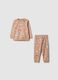 Multicolour baby pyjamas in pure cotton regular fit with prints_0
