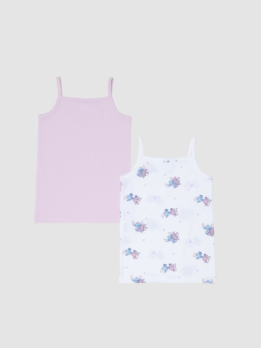 Bipack canotte in puro cotone multicolor da neonata regular fit_1