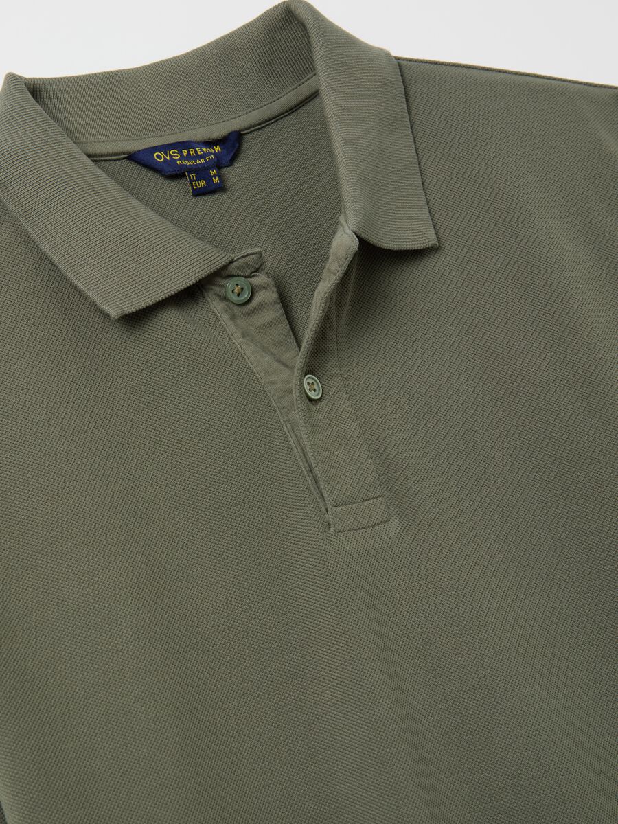 100% cotton piqué polo shirt_5