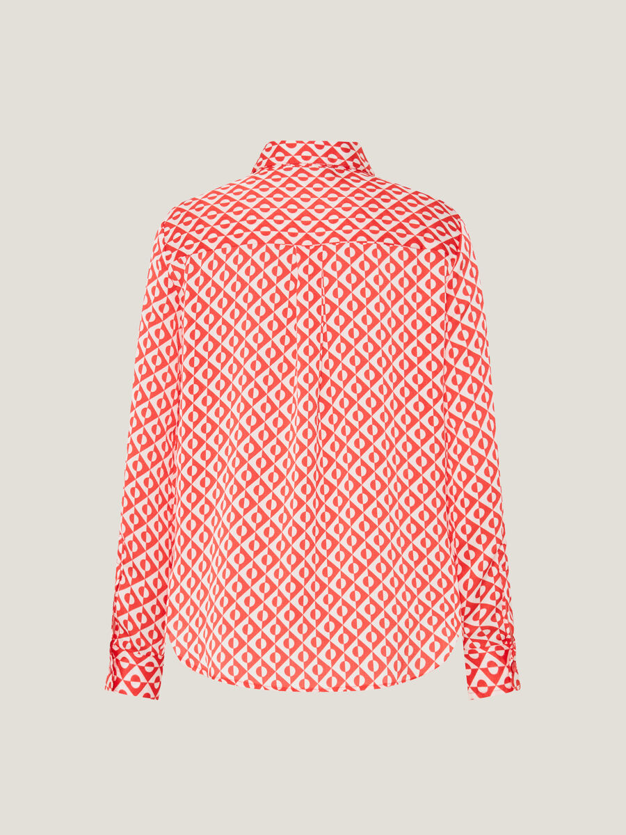 Blusa con stampa optical_4