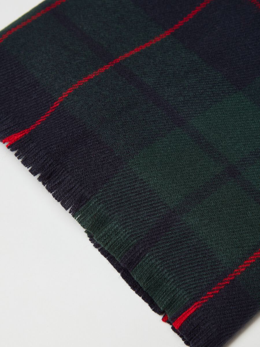 Sciarpa sfrangiata tartan_2