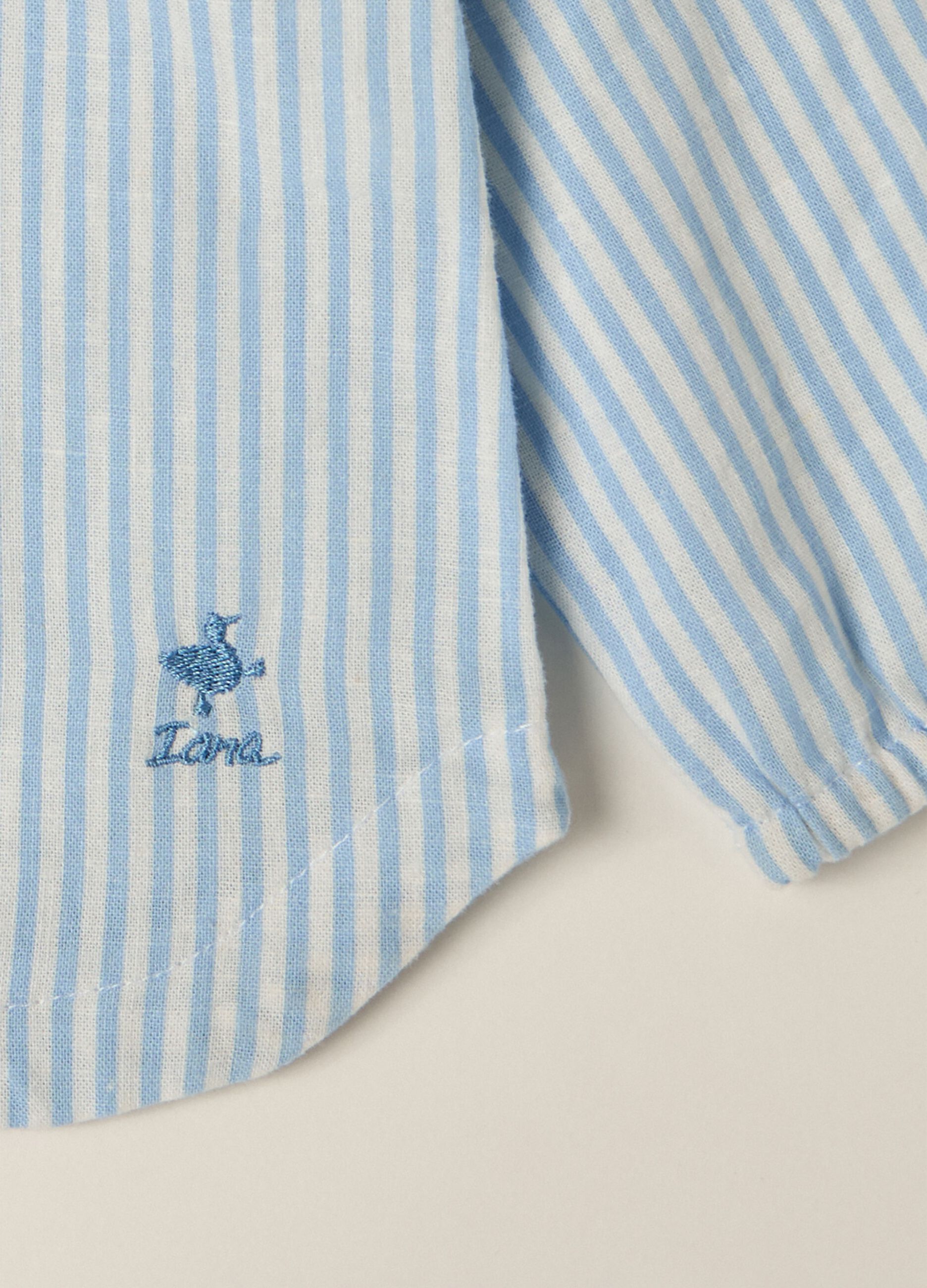 Camicia misto lino IANA neonato