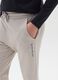 Boys' beige joggers in pure cotton regular fit with writing_2