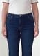 Jeans denim blu in cotone elasticizzato bootcut_2