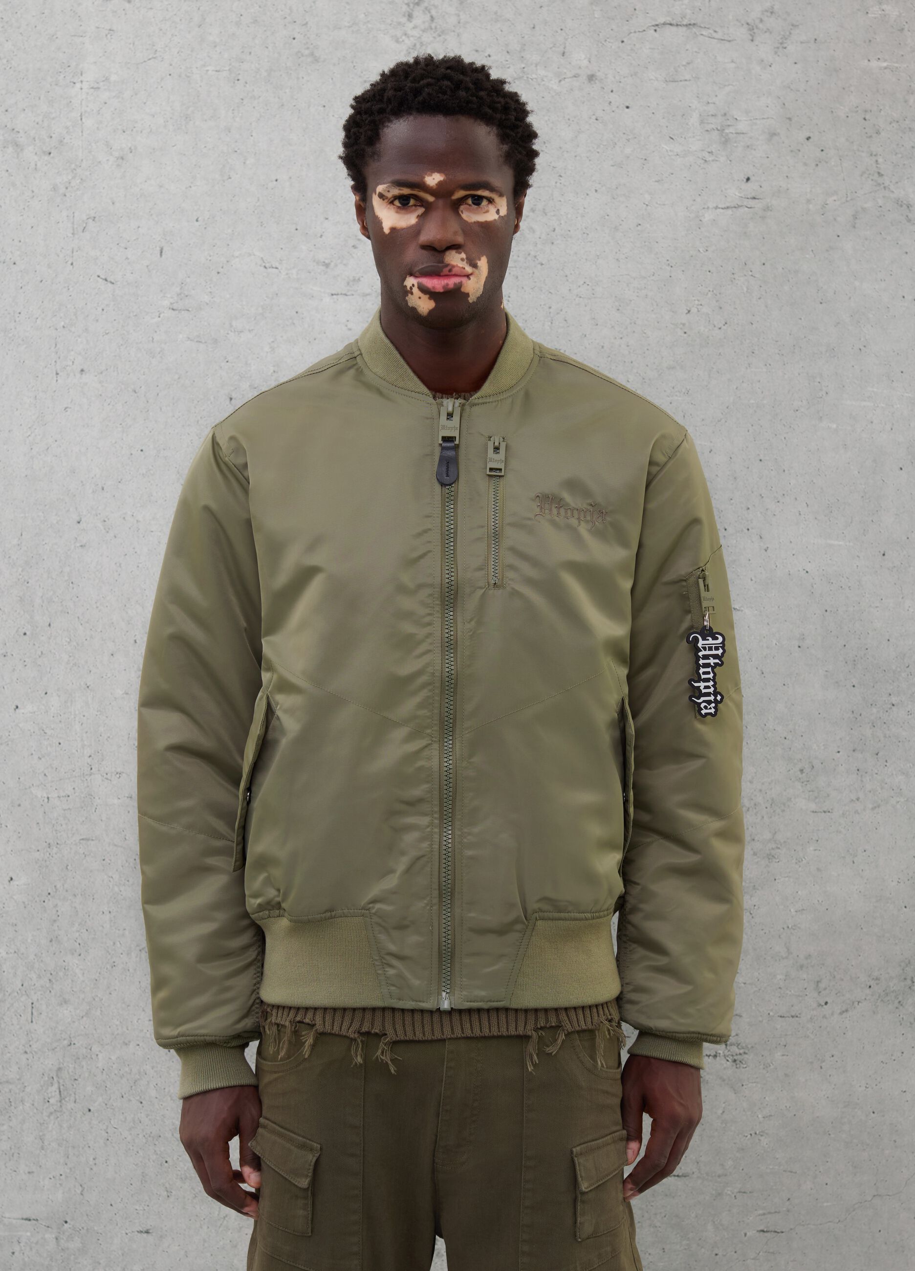 Perfect Bomber Jacket Military Green