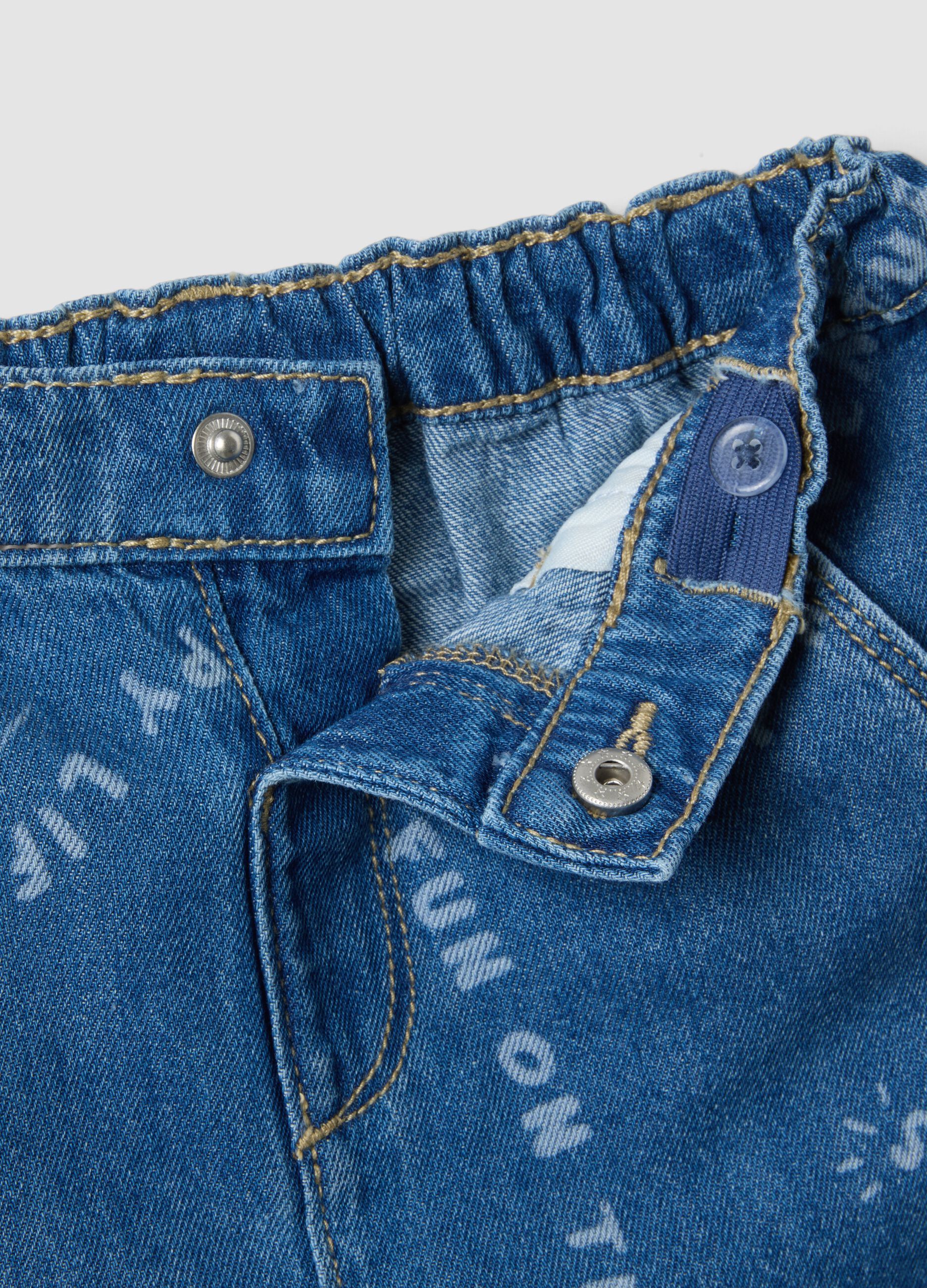 Baby boys&rsquo; pure cotton printed shorts, regular fit