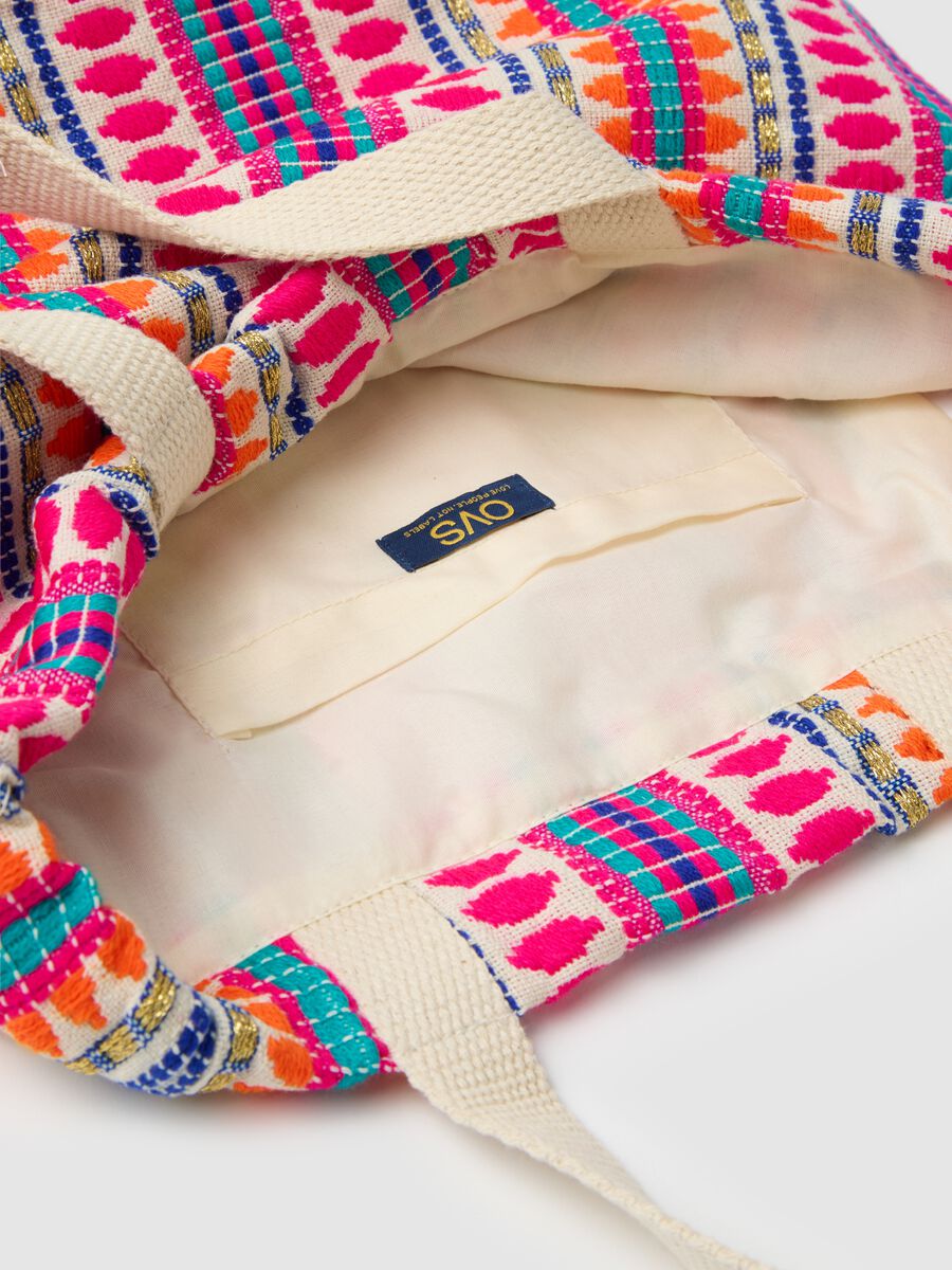 Women's Multicolour Cotton Blend Backpack_2