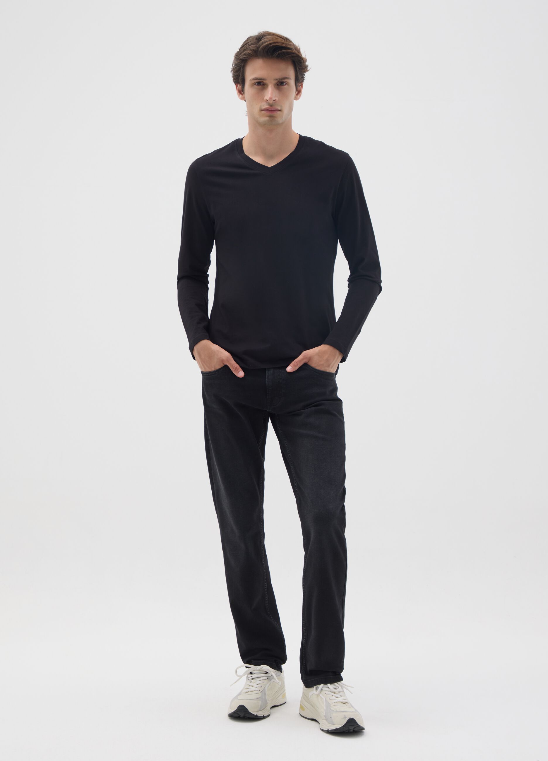 Black Denim Slim Fit Jeans