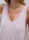 Pink pure viscose tank top with regular fit_3