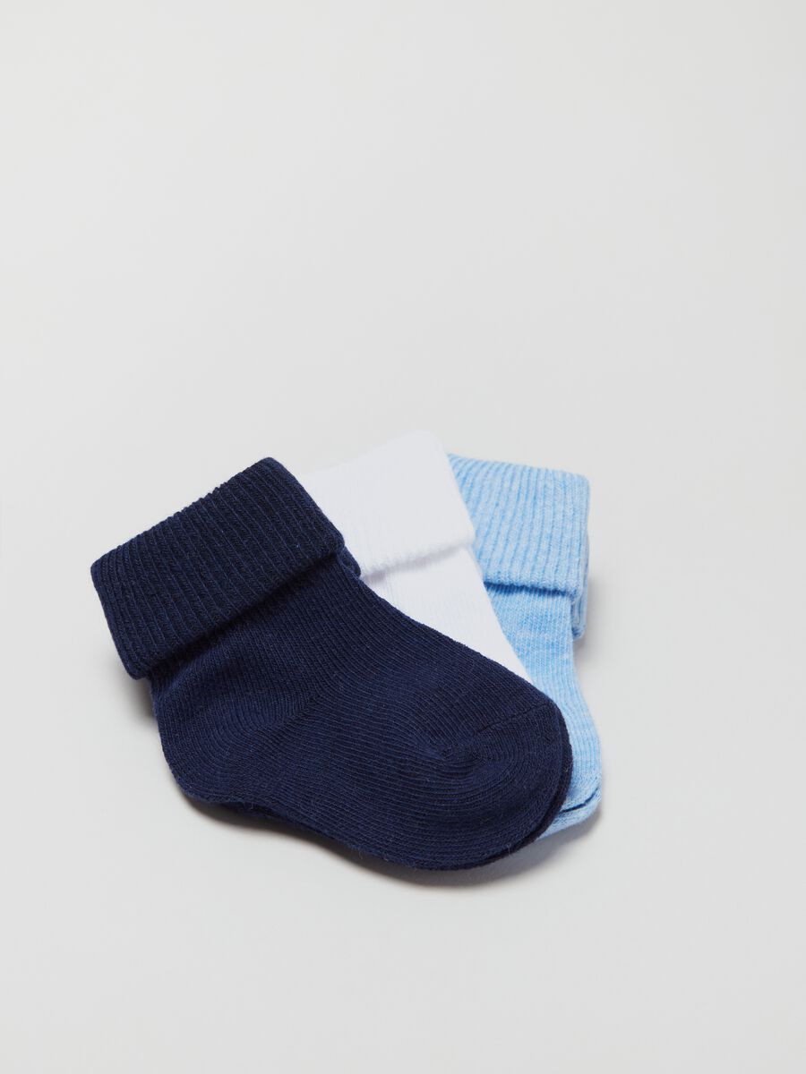Tripack calze stretch con risvolto_2