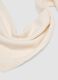Beige stretch-fabric scarf_1