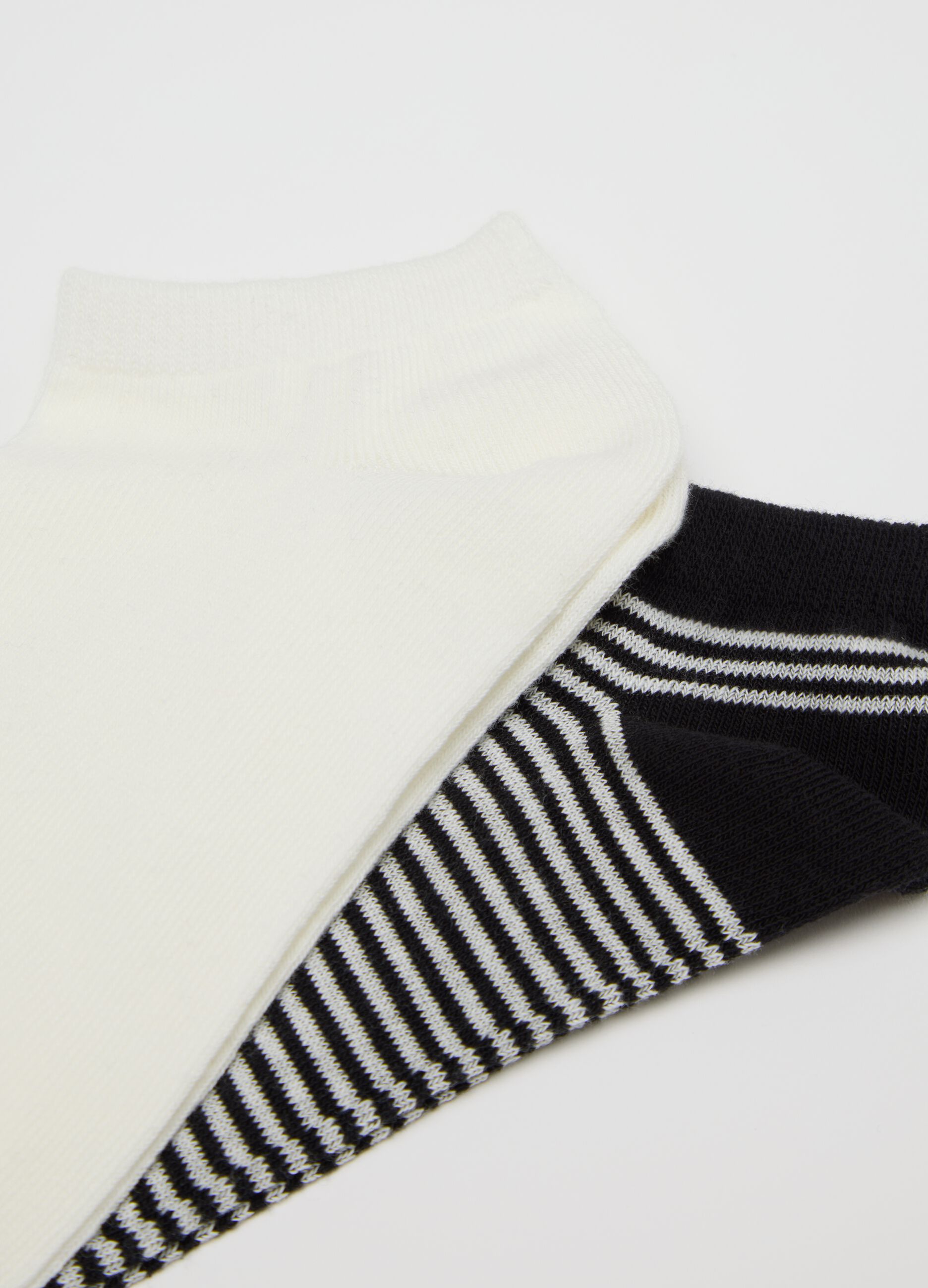 Multicolour Striped Stretch Cotton Socks