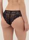 Black regular fit briefs with lace inserts_2