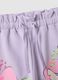 Girls' purple pure cotton shorts regular fit with Stitch_3