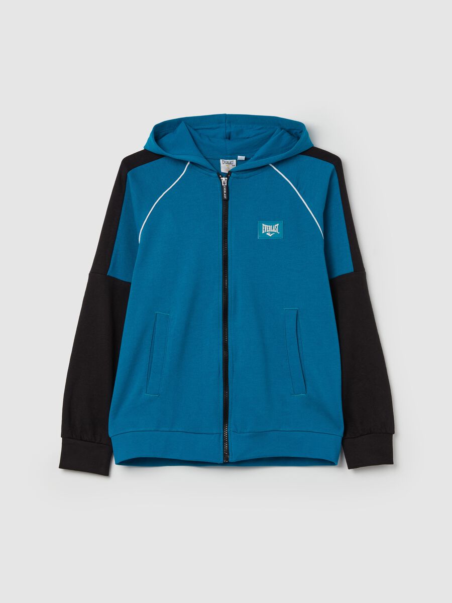 Full-zip con cappuccio e patch logo_3