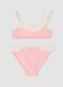 Pink stretch bikini with ruffles_1