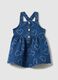 Girls' pure cotton denim dress_0