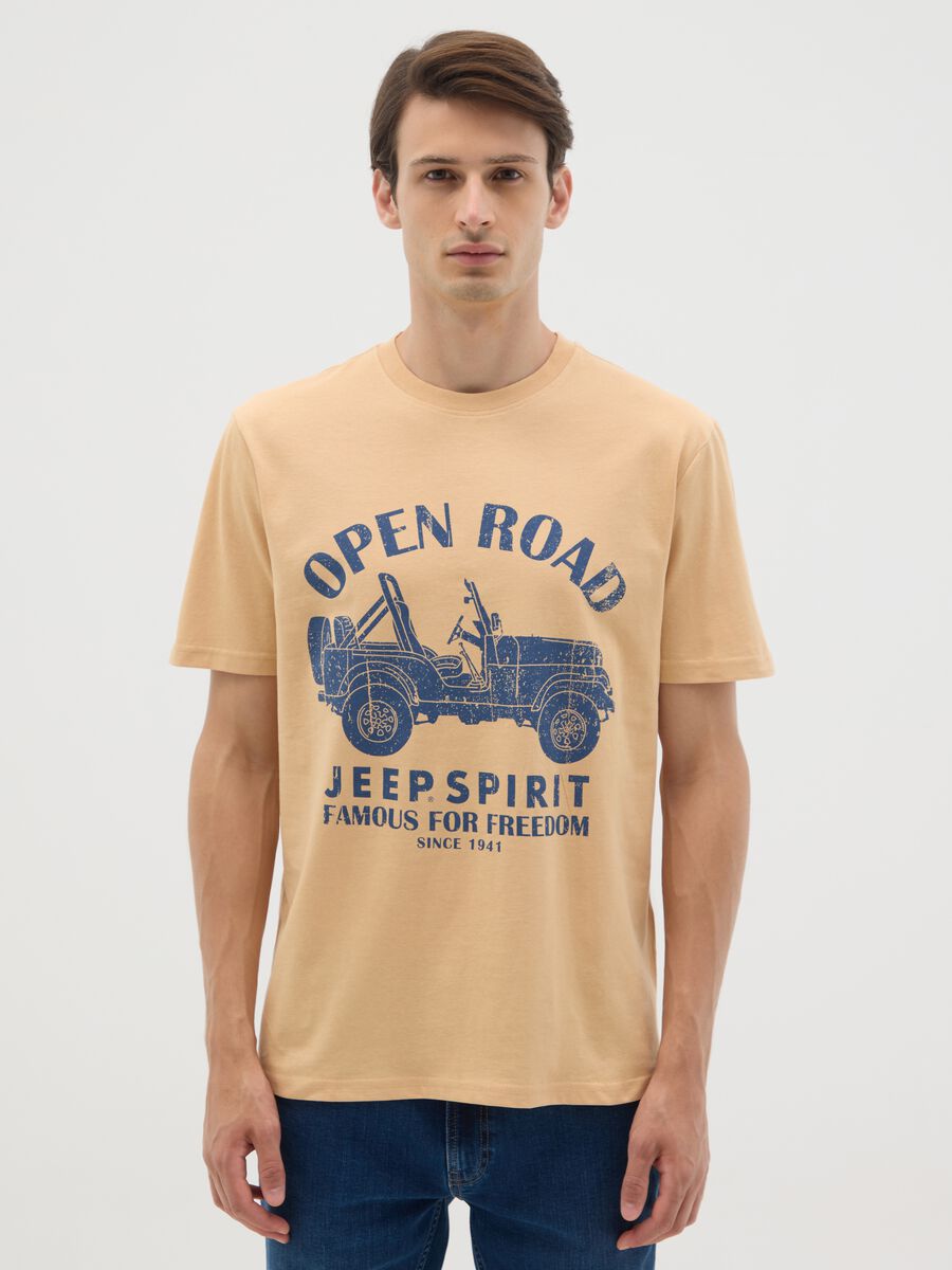 T-shirt in puro cotone multicolor regular fit_0