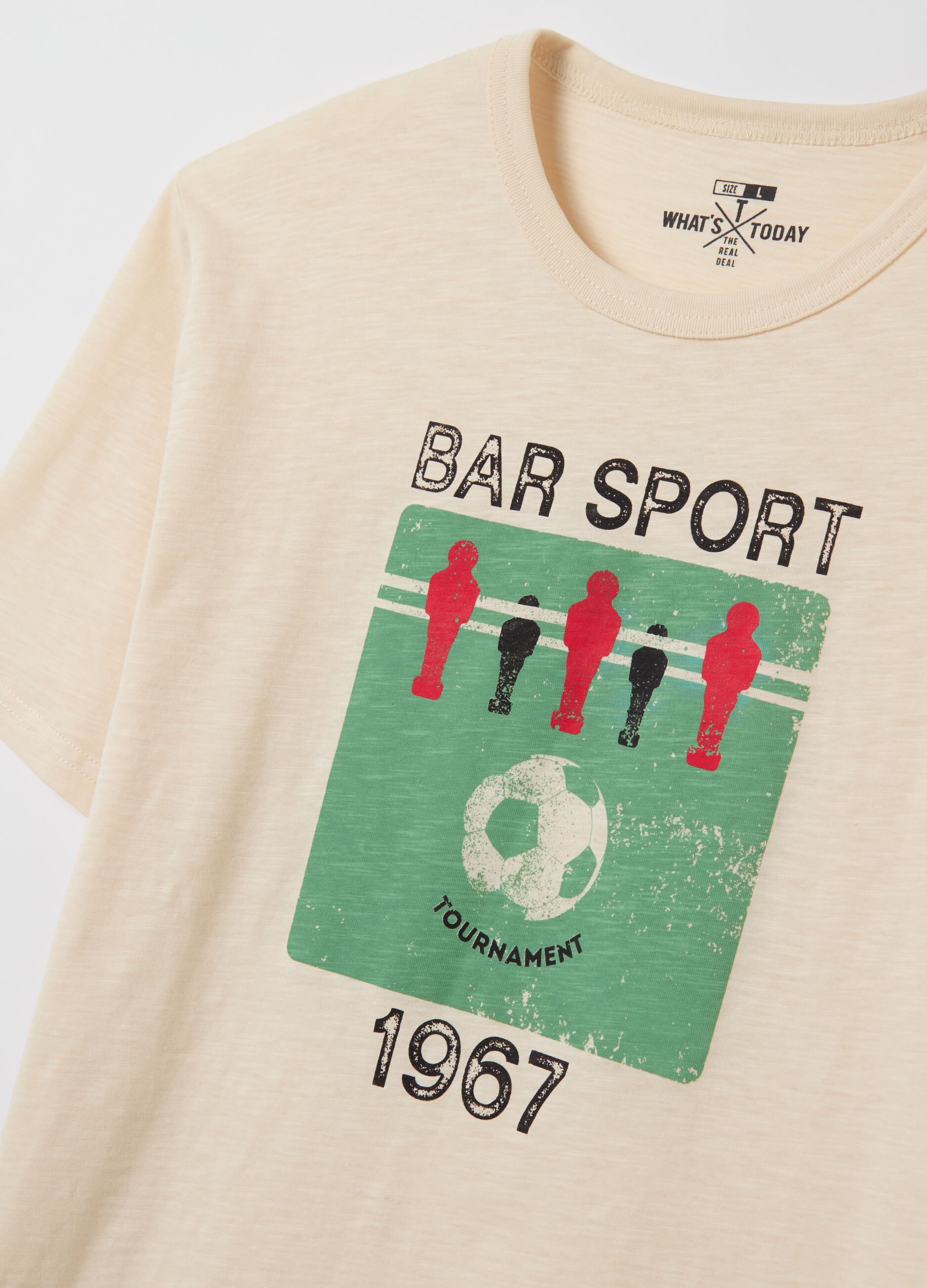 "Bar Sport 1967" table football T-shirt in cotton