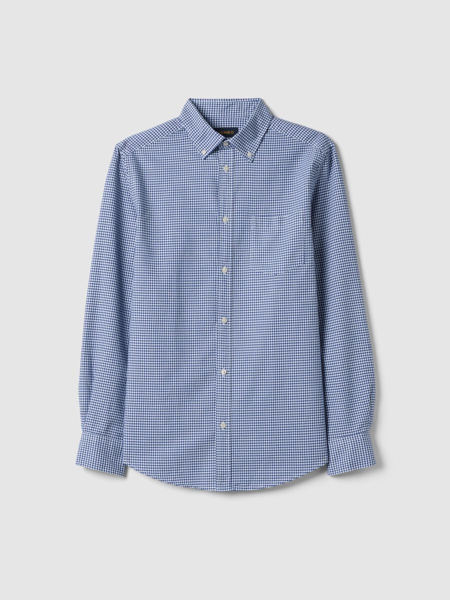 Multicoloured Check Pure Cotton Regular Fit Shirt_0