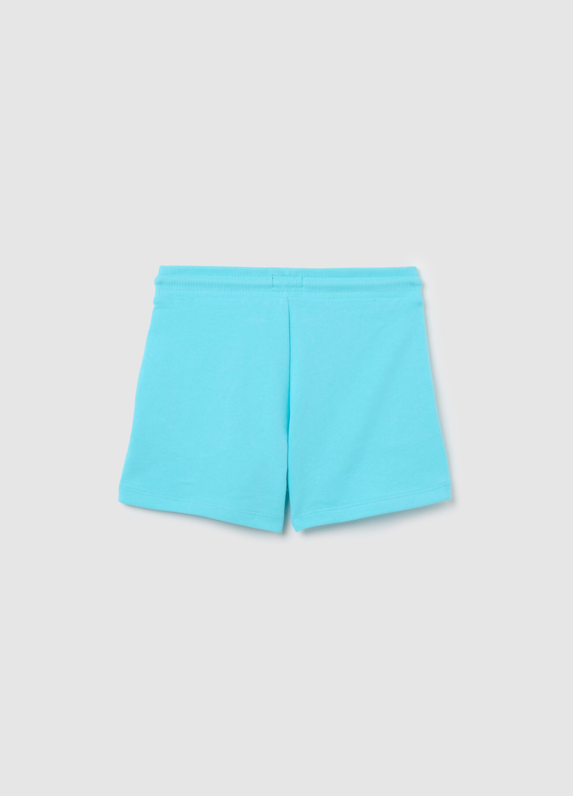 Adjustable Azure Organic Cotton Shorts