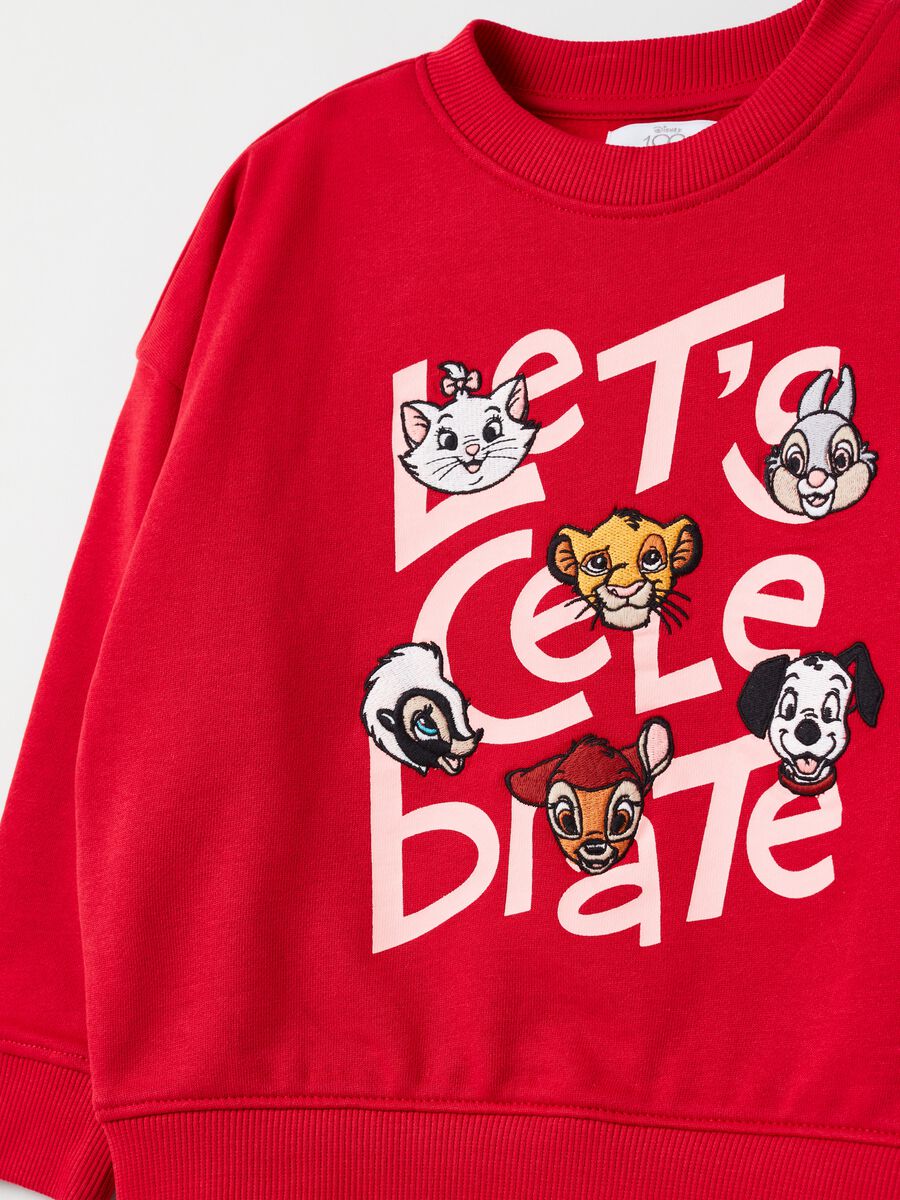 Felpa in cotone con patch 100° Anniversario_2