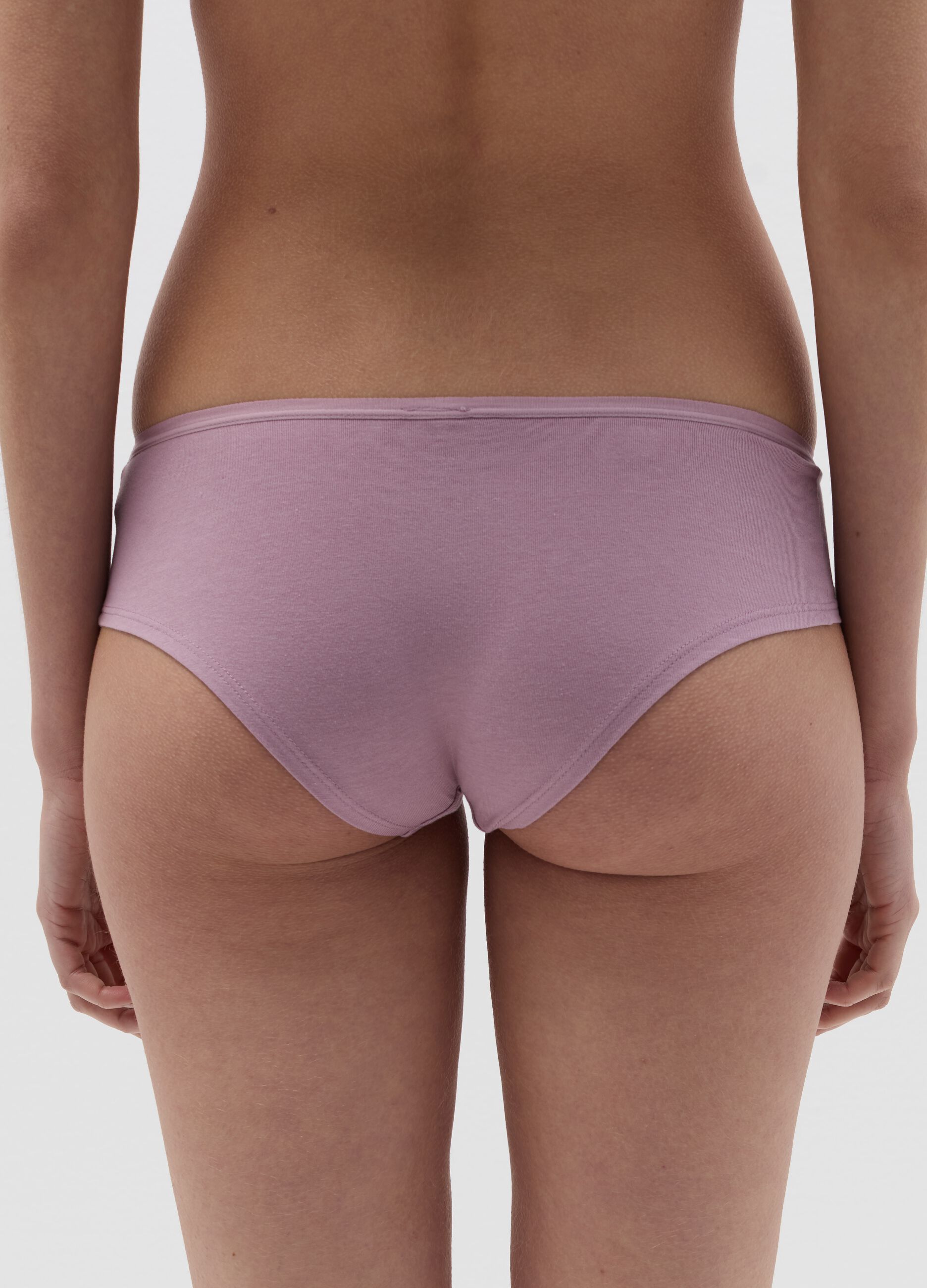 Five-pack French knickers in stretch cotton