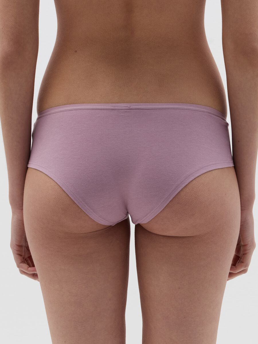 Five-pack French knickers in stretch cotton_3