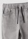 Grey jog denim in a cotton and viscose blend, relaxed fit for boys_4