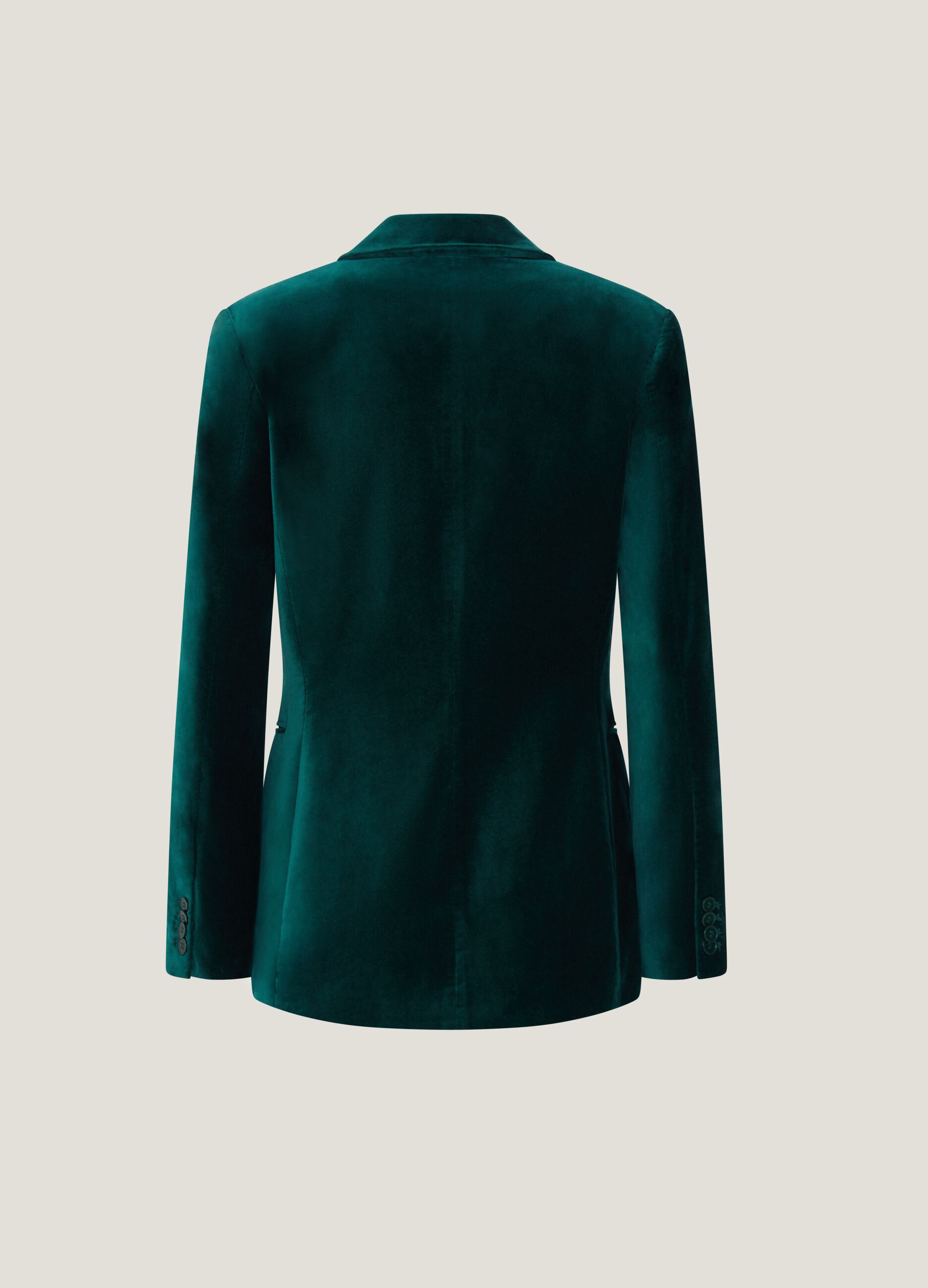 Giacca velluto verde donna store
