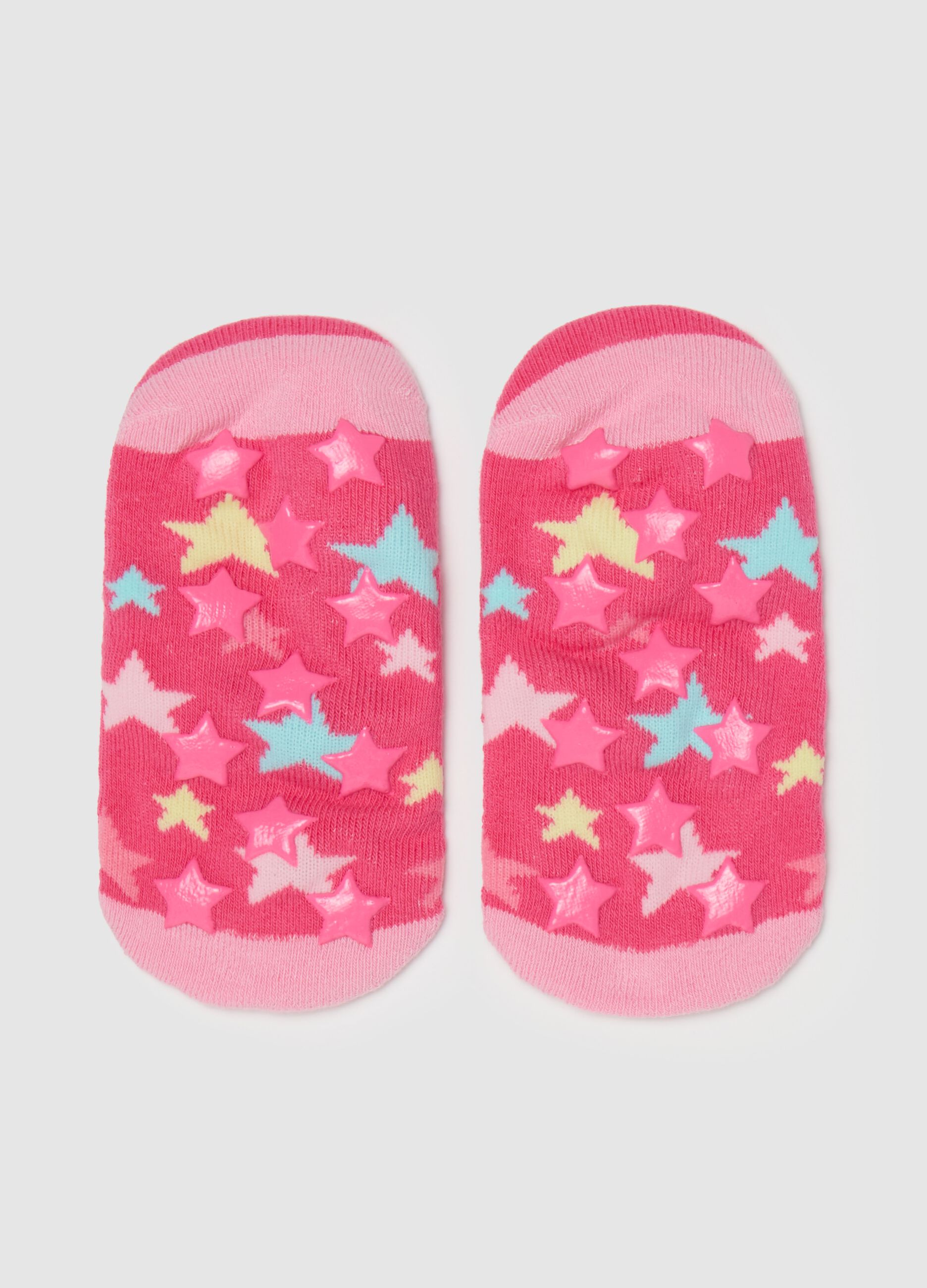 Slipper socks with elastic band