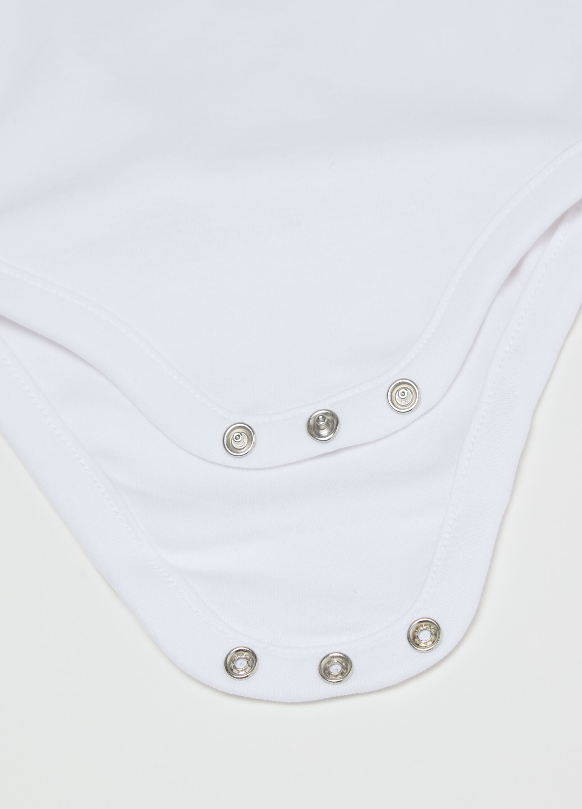 Bipack body in cotone bio con scollo a V