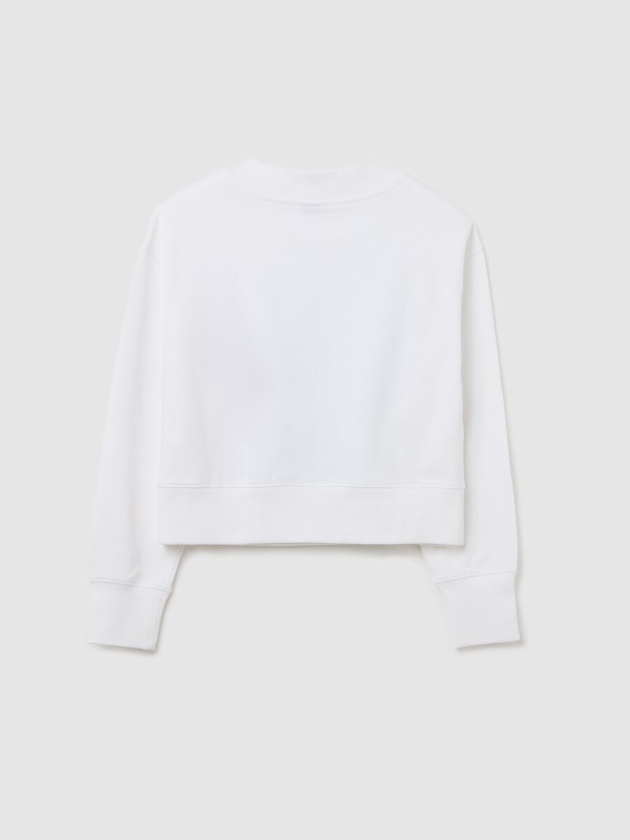 French Terry sweatshirt with Stitch print_4