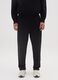 Black pure cotton oversized trousers_1