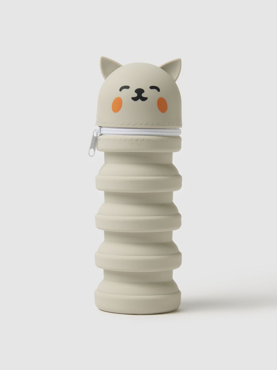 Grey silicone animal-shaped case for girls_1