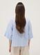 Sky blue openwork pure cotton shirt, regular fit_3