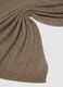 Beige pure cashmere scarf_2