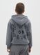 Boy's grey hoodie in pure cotton_1