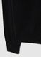 Maglione in pura lana nero regular fit a collo alto_5