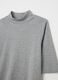 T-shirt with mock neck and elbow-length sleeves_5