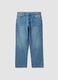 Pure cotton denim jeans, relaxed fit_0