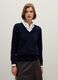 Pure Wool Blue Pullover Regular Fit_1