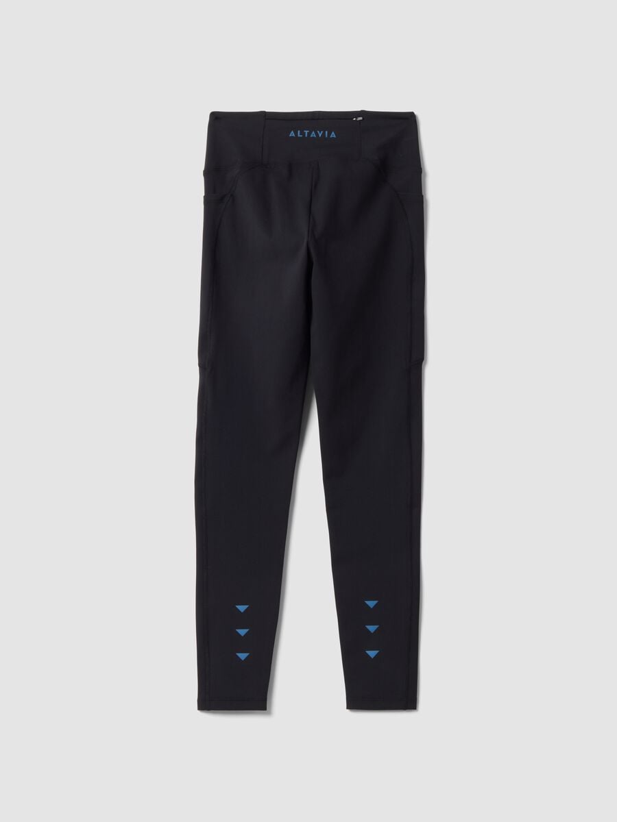 Black stretch-fabric leggings ALTAVIA RUNNING_1