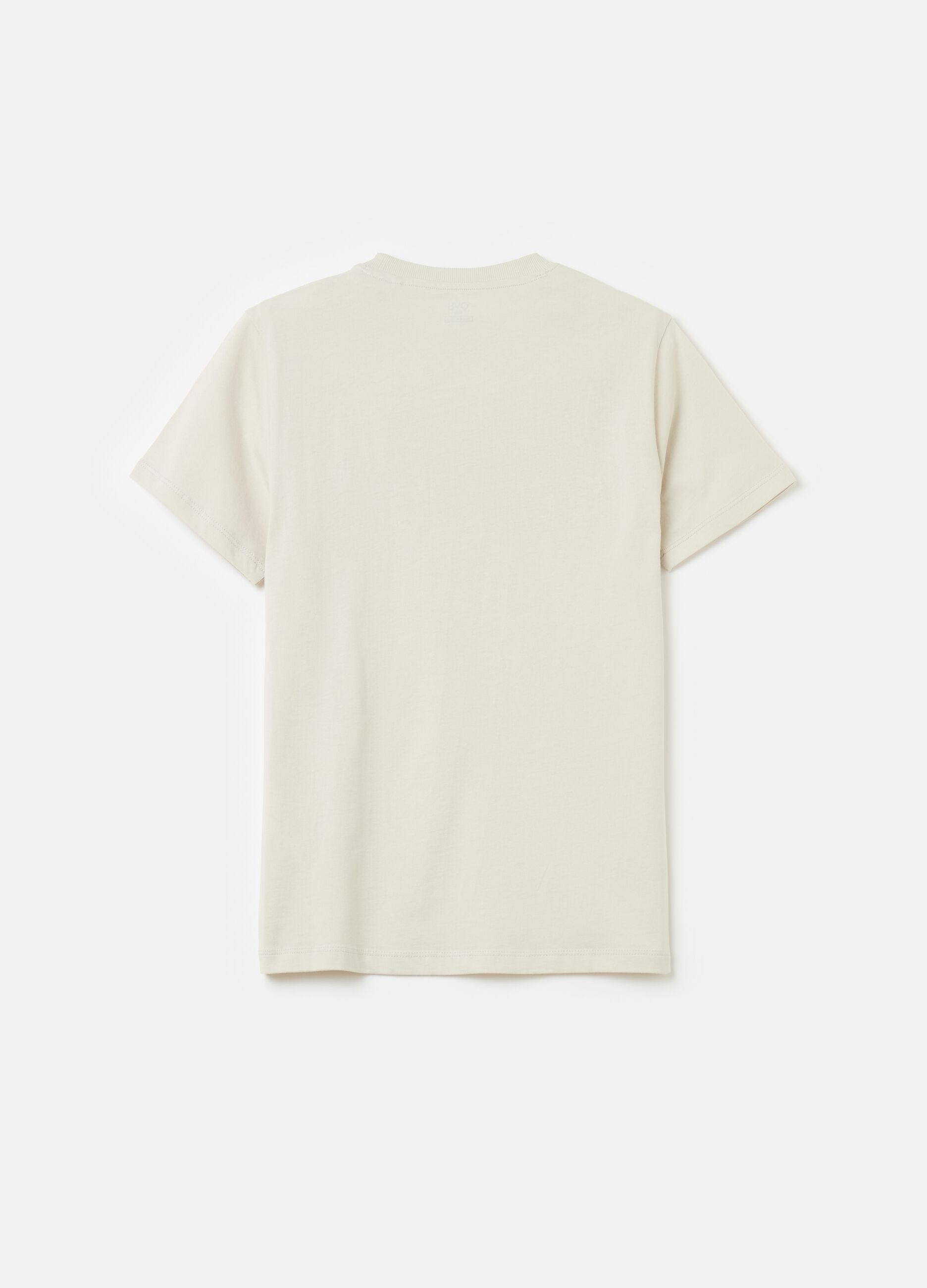 T-shirt with college lettering print