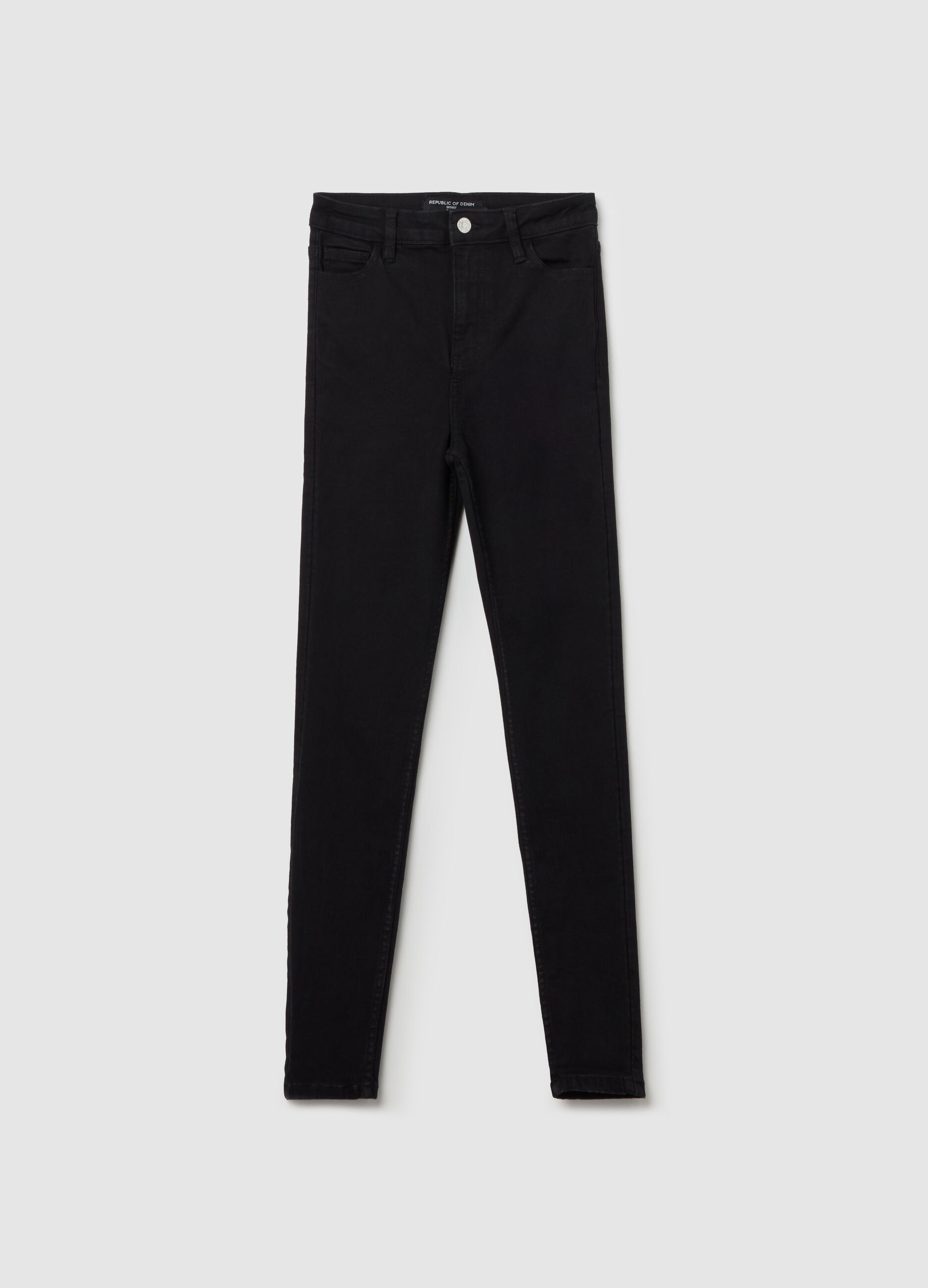 Cropped skinny-fit jeans