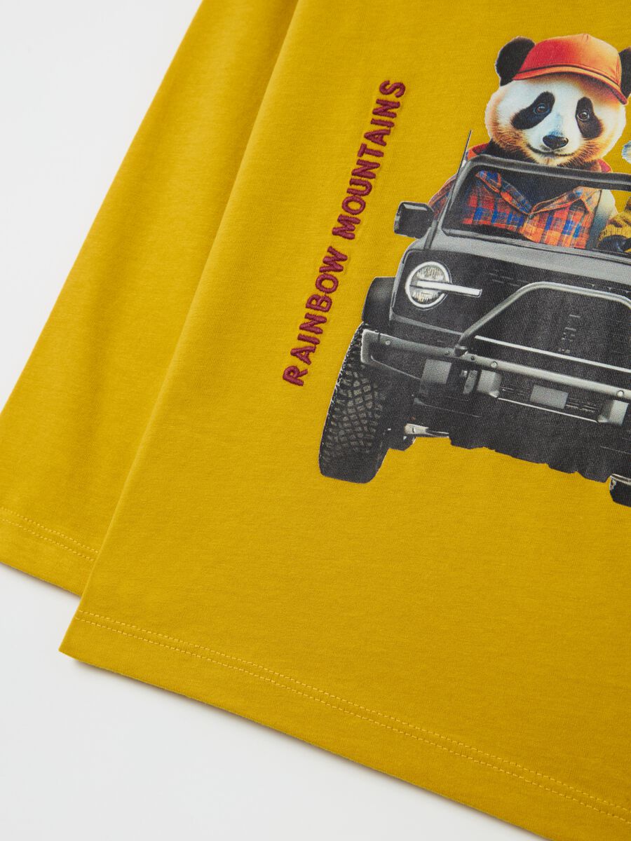 Long-sleeves T-shirt with "Wander Trip" print_3