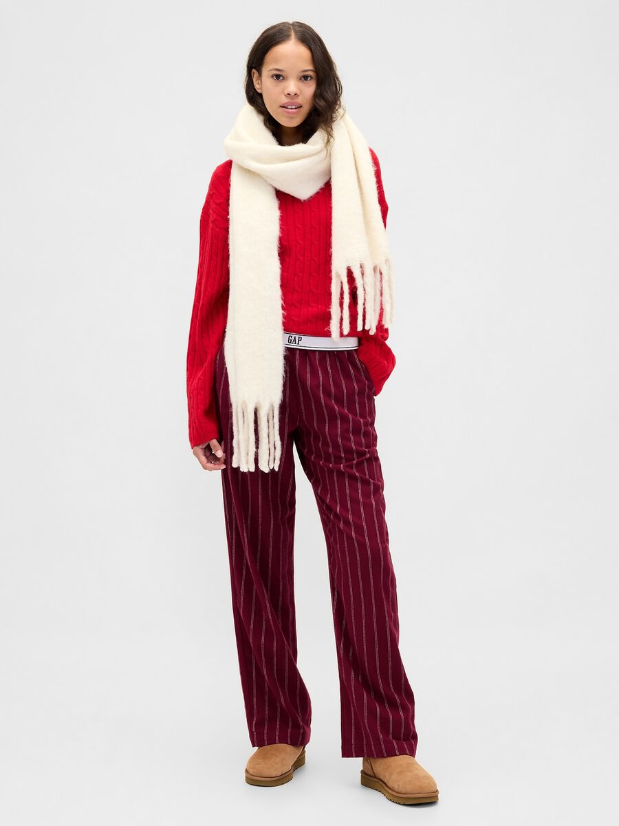 Pigiama rosso in cotone_2