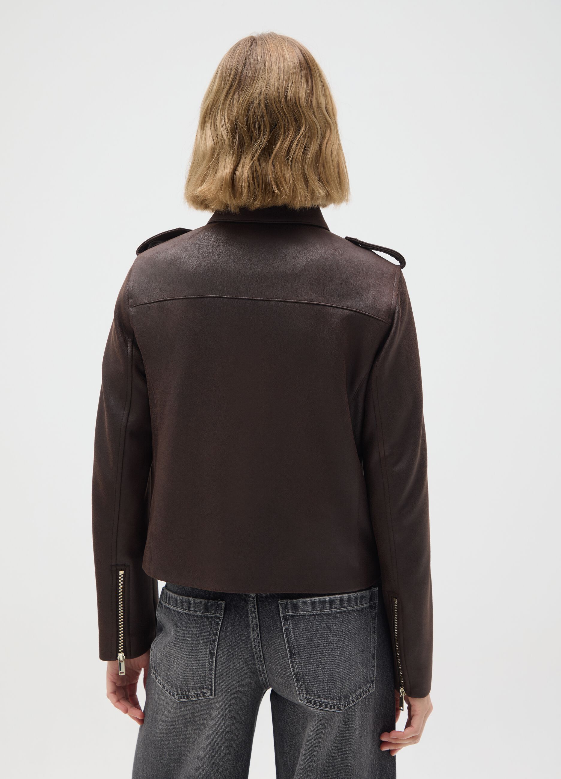 Giacca marrone regular fit