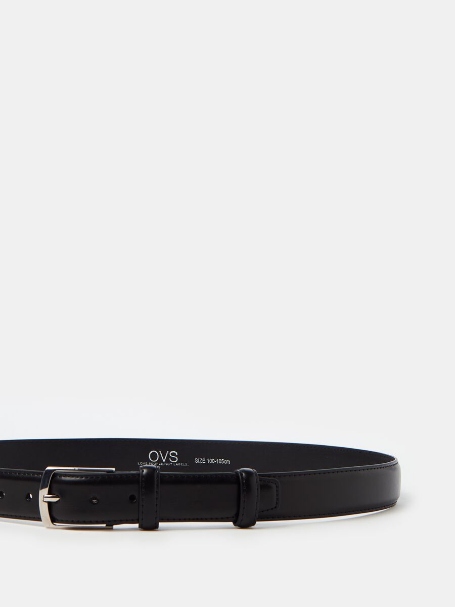 Skinny belt with square buckle_2